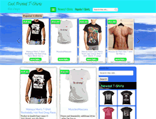 Tablet Screenshot of coolprintedtshirts.com